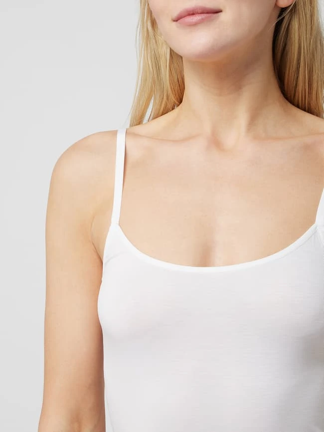 Karl Lagerfeld Top Mit Spaghettiträgern - Weiß 3 Karl Lagerfeld Top Mit Spaghettiträgern - Weiß – Bild 3