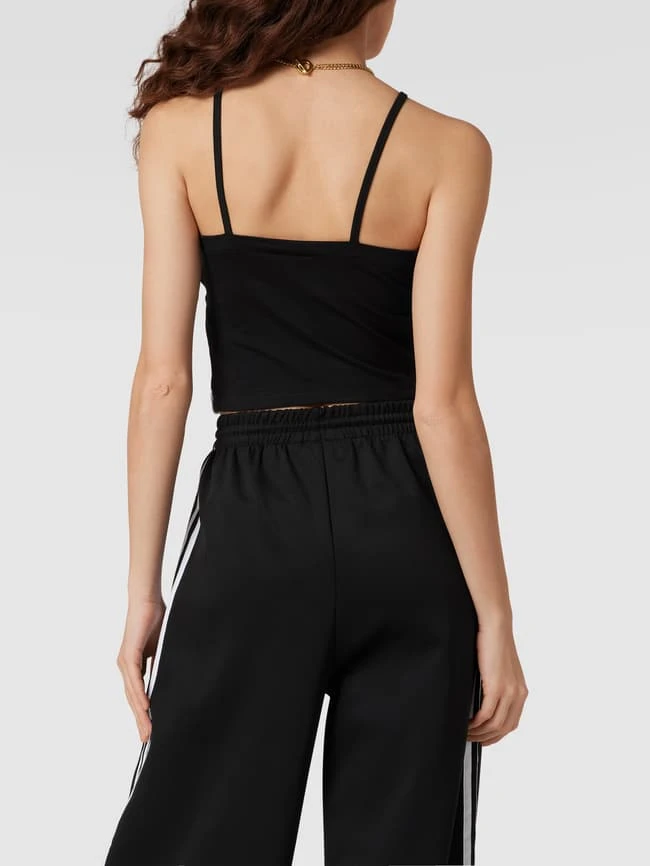 Adidas Originals Crop Top Mit Label-Streifen - Schwarz 5 Adidas Originals Crop Top Mit Label-Streifen - Schwarz – Bild 5