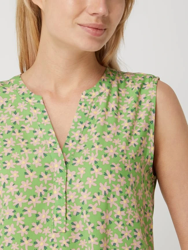 Montego Blusentop Aus Viskose - Apfelgrün 3 Montego Blusentop Aus Viskose - Apfelgrün – Bild 3