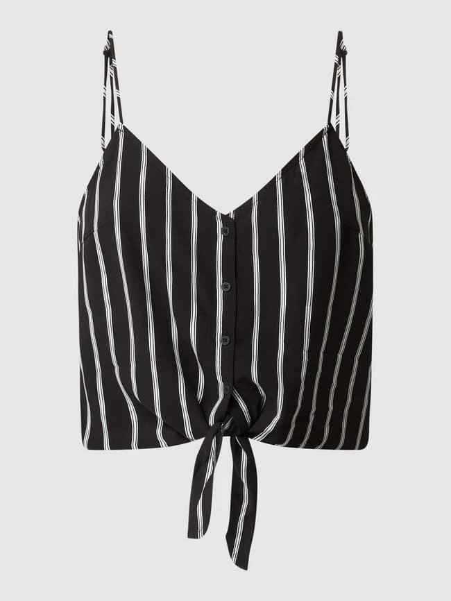 REVIEW Crop Top Mit Knotendetail - Schwarz 2 REVIEW Crop Top Mit Knotendetail - Schwarz – Bild 2