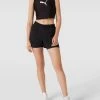 PUMA PERFORMANCE Crop Top Mit Label-Detail Modell 'Puma Fit Eversculpt Fitte' - Schwarz