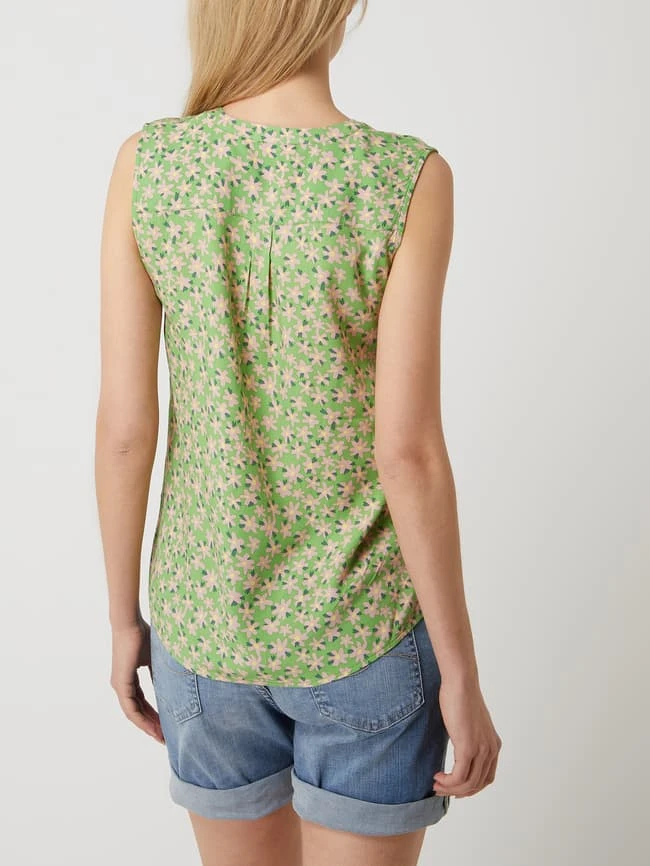 Montego Blusentop Aus Viskose - Apfelgrün 5 Montego Blusentop Aus Viskose - Apfelgrün – Bild 5