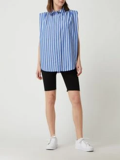 Mango Blusentop Mit Streifenmuster Modell 'Flori' - Blau