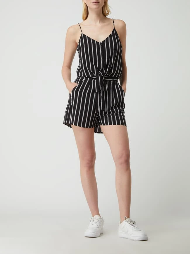 REVIEW Crop Top Mit Knotendetail - Schwarz 1 REVIEW Crop Top Mit Knotendetail - Schwarz