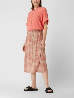 Soaked In Luxury Bluse Mit Angeschnittenen Ärmeln Modell 'Helia' - Koralle