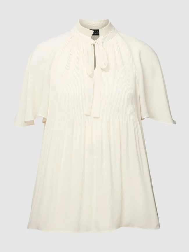 Lauren Ralph Lauren Schluppenbluse Mit Plisseefalten - Offwhite 2 Lauren Ralph Lauren Schluppenbluse Mit Plisseefalten - Offwhite – Bild 2