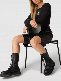 Calvin Klein Jeans Body Mit Label-Print - Schwarz