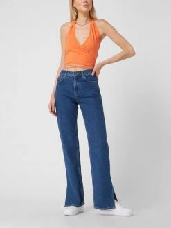 EDITED Crop Top Mit Neckholder Modell 'Vilma' - Orange