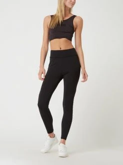 PUMA PERFORMANCE Tight Fit Crop Top Mit Stretch-Anteil - Schwarz
