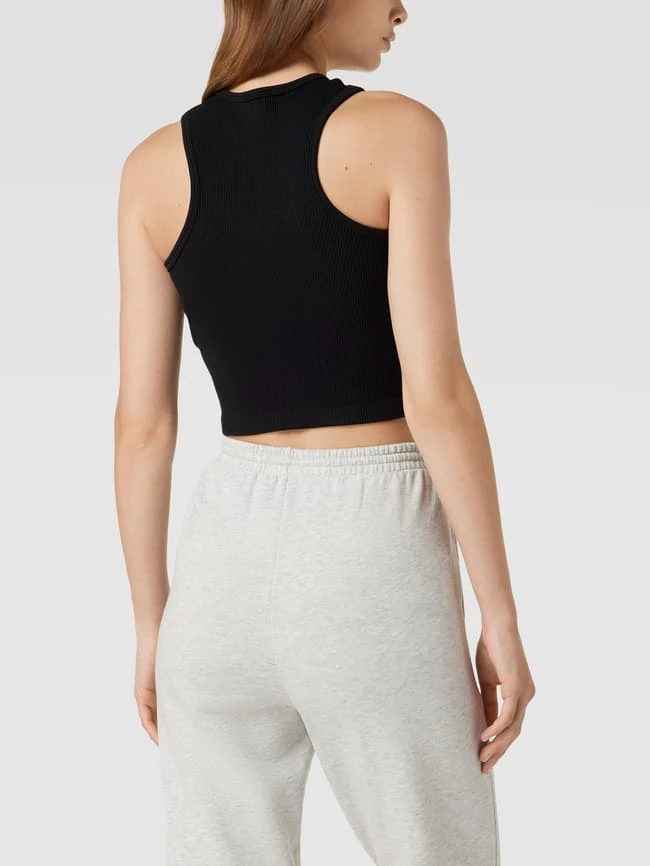 Only Crop Top In Ripp-Optik - Schwarz 5 Only Crop Top In Ripp-Optik - Schwarz – Bild 5