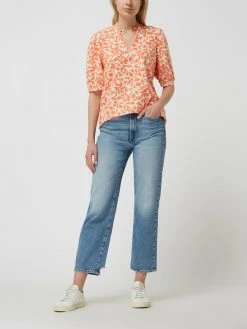 Esprit Collection Blusenshirt Mit Allover-Muster - Orange