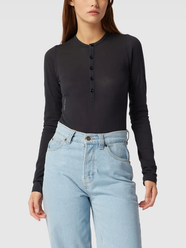 G-Star Raw Body Mit Rundhalsausschnitt Modell 'Henley' - Schwarz 4 G-Star Raw Body Mit Rundhalsausschnitt Modell 'Henley' - Schwarz – Bild 4