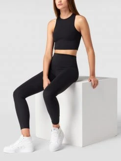 REVIEW Crop Top Mit Racerback - Schwarz