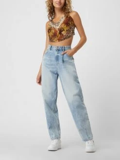 Guess Crop Top Aus Satin Modell 'Rena' - Hellbraun
