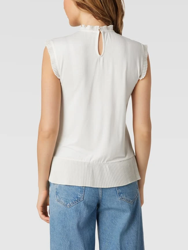 Jake*s Collection Bluse Mit Plisseefalten - Ecru 5 Jake*s Collection Bluse Mit Plisseefalten - Ecru – Bild 5