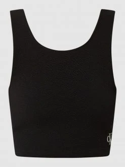 Calvin Klein Jeans Crop Top Mit Feiner Struktur - Schwarz -Kendall & Kylie Shop 7134ichg8973agi76orkaia58col2j2g6h756lhi9p64eli58go34lib91238h226d0k6cq79cr3gc9i8so66pj5ccs62e1l6gr68c9kccrm2e9i6lij0e1j61gjiphj74o6aog