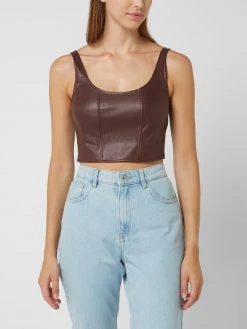 Guess Crop Top In Leder-Optik - Dunkelbraun -Kendall & Kylie Shop 713kedph8d6ksdhm8pa54chn6h1jili28co48l288554ogq49t94kjpoah1k8l2a8p1koc226l14igal9d3j8dhi6kpm4c9m65im8opk6sqj2e9mc5h34p9p6pj3gp9ickq68e0