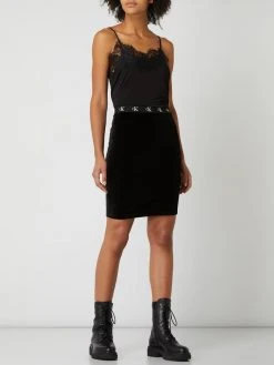 Soaked In Luxury Top Mit Spitze Modell 'Clara' - Schwarz