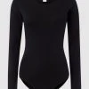 Skiny Body Mit Langen Ärmeln - Schwarz