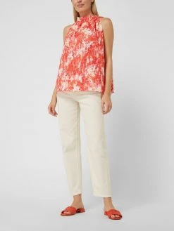 Esprit Collection Blusentop Aus Viskose-Leinen-Mix - Pink