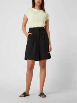 S.Oliver BLACK LABEL Blusenshirt Mit Plisseefalten - Hellgelb