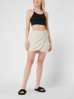 Only Crop Top Mit Gekreuzten Spaghettiträgern Modell 'Jade' - Schwarz