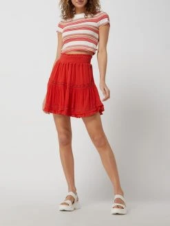 Superdry Cropped T-Shirt Aus Baumwolle - Weiß