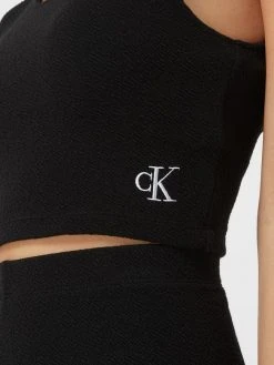 Calvin Klein Jeans Crop Top Mit Feiner Struktur - Schwarz -Kendall & Kylie Shop 896j4dq36h2j2l9h9spj0hqj6opkmiaj6525aji19d530j1h89b32d2b9l53ci9l712j4iqf8pakec2j6so66c9l61i38p1ncorm6ohk70q68e1mcpgjgphoclj34c9h68oj6co