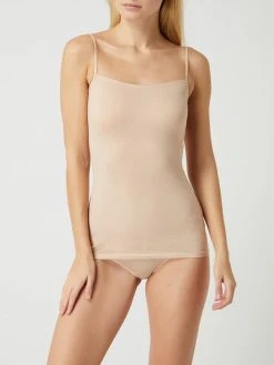 Hanro Unterhemd Aus Baumwolle - Beige