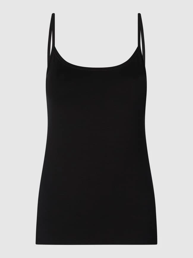 Calida Top Aus Single Jersey Modell 'Natural Comfort' - Schwarz 1 Calida Top Aus Single Jersey Modell 'Natural Comfort' - Schwarz