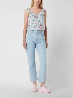 Only Blusentop Mit Allover-Muster Modell 'Nova Life' - Schilf