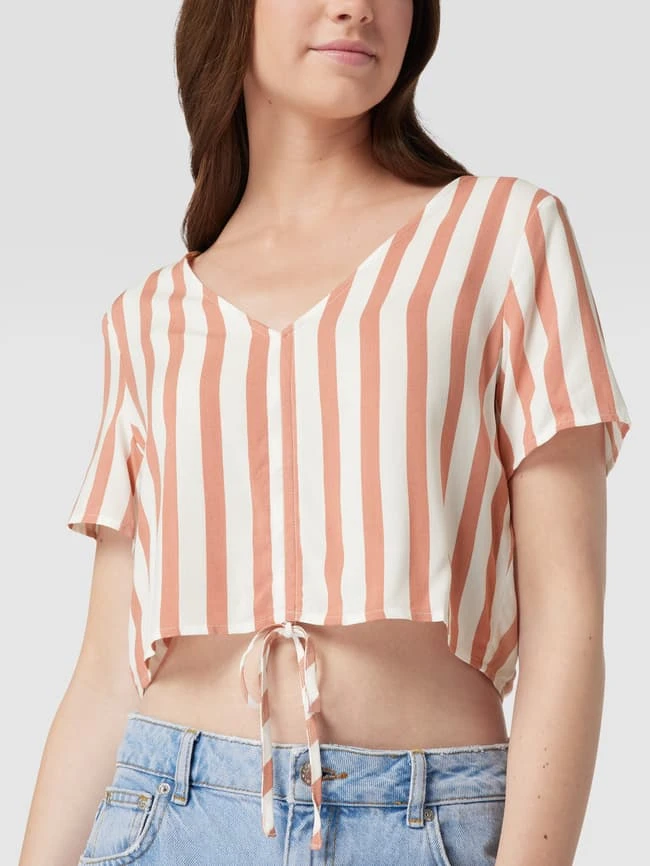 Only Bluse Mit Floralem Allover-Muster - Rostrot 3 Only Bluse Mit Floralem Allover-Muster - Rostrot – Bild 3