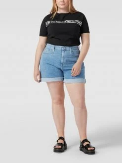 Tommy Jeans Curve Body Mit Label-Print - Schwarz