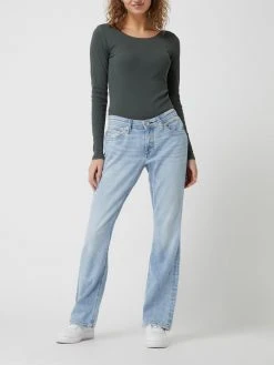 Marc O'Polo Denim Body Mit Rippenstruktur - Khaki