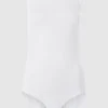 Falke Body Mit Stretch-Anteil - Weiß