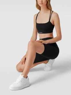 REVIEW Crop Top Mit Gekreuztem Rücken - Schwarz