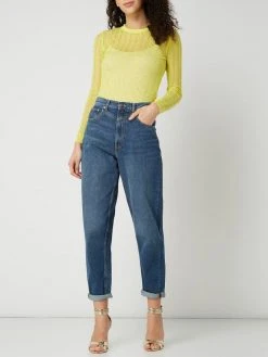 Pepe Jeans Pepe Jeans X Dua Lipa Body Mit Effektgarn - Neon Gelb