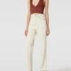 BDG Urban Outfitters Crop Top In Ripp-Optik - Schokobraun