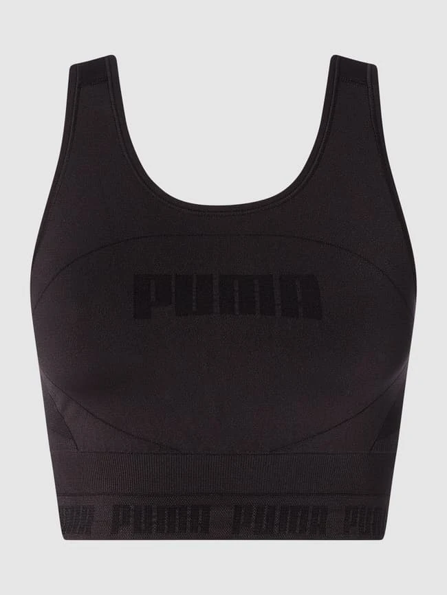 PUMA PERFORMANCE Tight Fit Crop Top Mit Stretch-Anteil - Schwarz 2 PUMA PERFORMANCE Tight Fit Crop Top Mit Stretch-Anteil - Schwarz – Bild 2