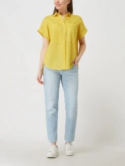 Windsor Oversized Blusenshirt Aus Baumwolle - Gelb