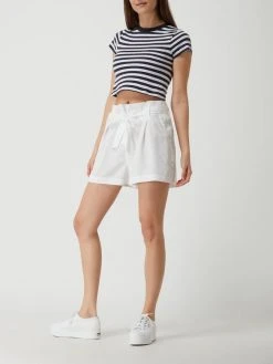 Superdry Cropped T-Shirt Aus Baumwolle - Dunkelblau