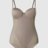 Esprit Body Aus Mikrofaser - Firgurformend - Taupe