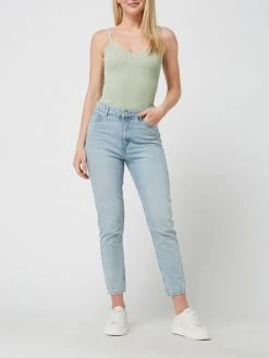 REVIEW Top Aus Baumwoll-Viskose-Mix - Hellgrün