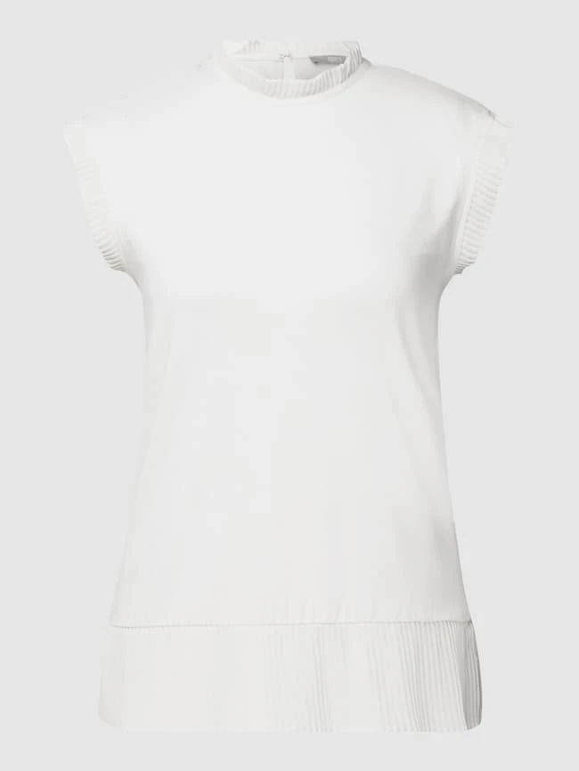 Jake*s Collection Bluse Mit Plisseefalten - Ecru 2 Jake*s Collection Bluse Mit Plisseefalten - Ecru – Bild 2