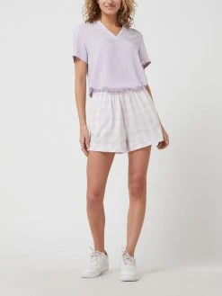 Vila Blusenshirt Mit Feiner Webstruktur Modell 'Roma' - Flieder