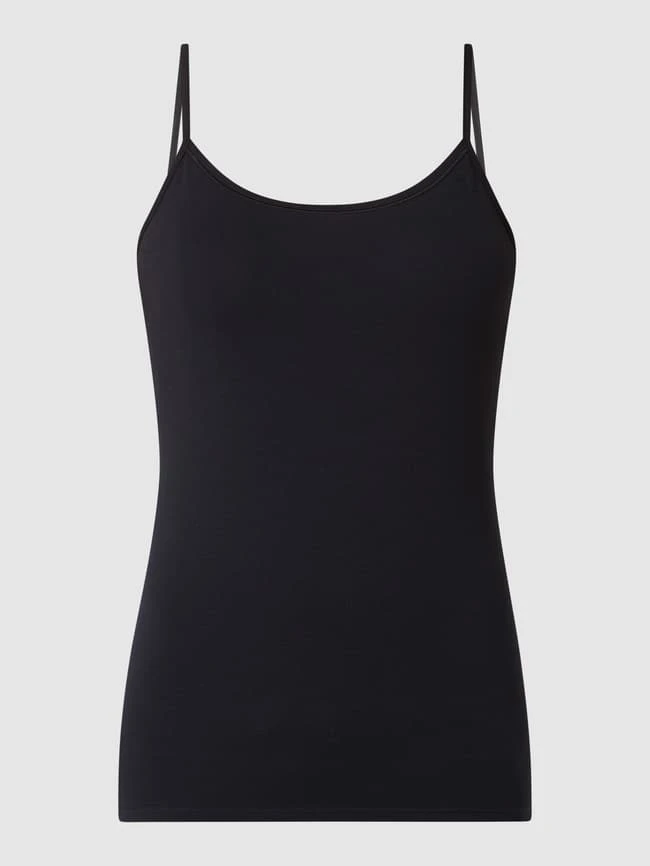 Hanro Top Mit Stretch-Anteil Modell 'Cotton Sensation' - Schwarz 2 Hanro Top Mit Stretch-Anteil Modell 'Cotton Sensation' - Schwarz – Bild 2