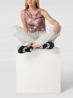 PUMA PERFORMANCE Crop Top Mit Wickel-Optik Modell 'STUDIO' - Altrosa