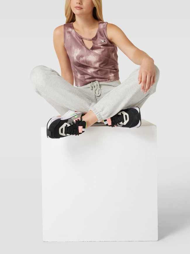 PUMA PERFORMANCE Crop Top Mit Wickel-Optik Modell 'STUDIO' - Altrosa 1 PUMA PERFORMANCE Crop Top Mit Wickel-Optik Modell 'STUDIO' - Altrosa