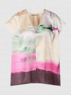 (The Mercer) N.Y. Bluse Mit Allover-Muster - Pink