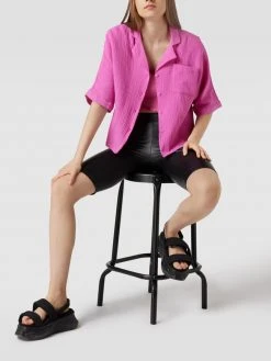 Only Crop Top Mit Rüschen - Pink